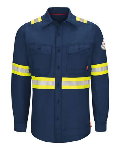 Men's Tall iQ Series® Endurance Enhanced-Vis Work Shirt