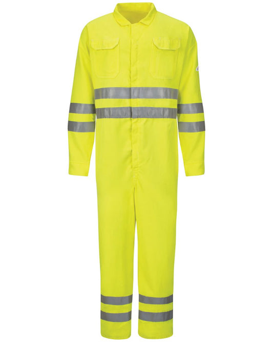 Bulwark Hi-Vis Deluxe Coverall with Reflective Trim - CoolTouch® 2 - 7 oz. - CMD8