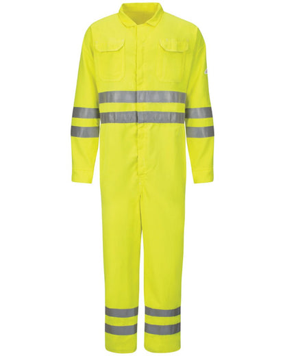 Bulwark Hi-Vis Deluxe Coverall with Reflective Trim - CoolTouch® 2 - 7 oz. - Tall Sizes - CMD8T