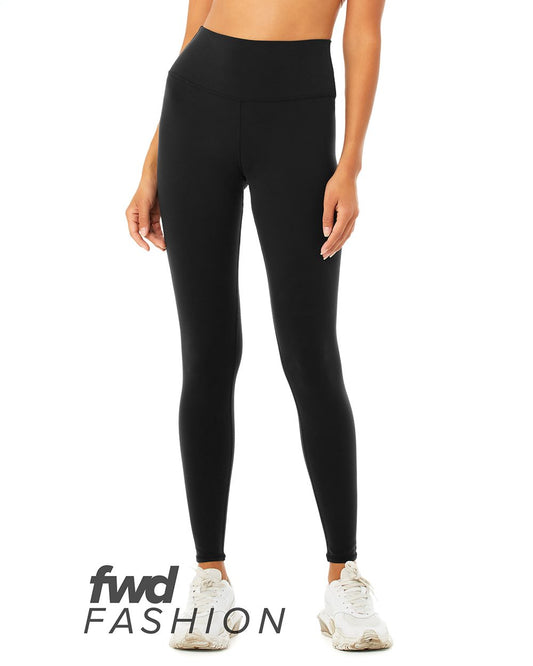 BELLA + CANVAS FWD Fashion Women's High Waist Fitness Leggings - 0813
