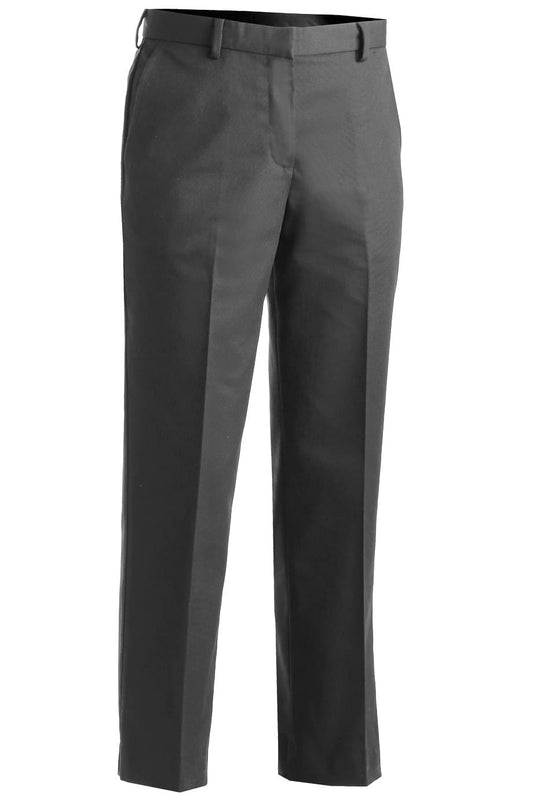 Ladies Business Casual Flat Front Chino Pant - 8519