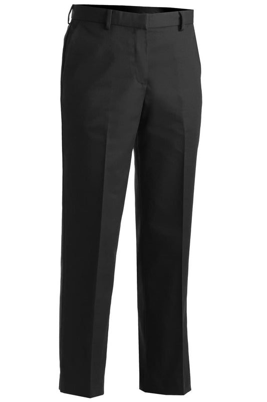 Ladies Business Casual Flat Front Chino Pant - 8519