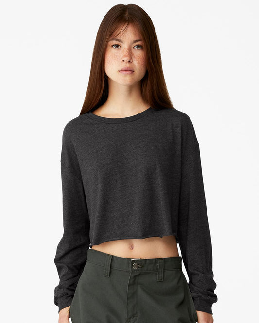 BELLA + CANVAS FWD Fashion Women's Crop Long Sleeve Tee - 6501