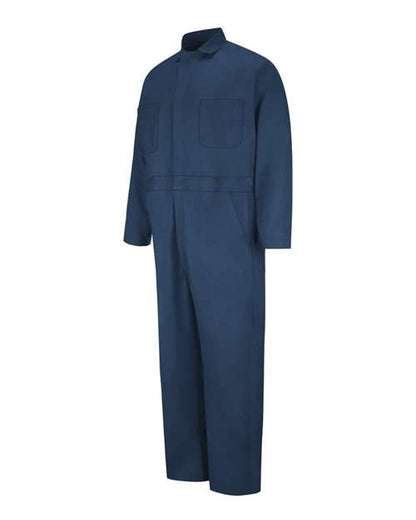 Men's Tall Button-Front Cotton Coverall