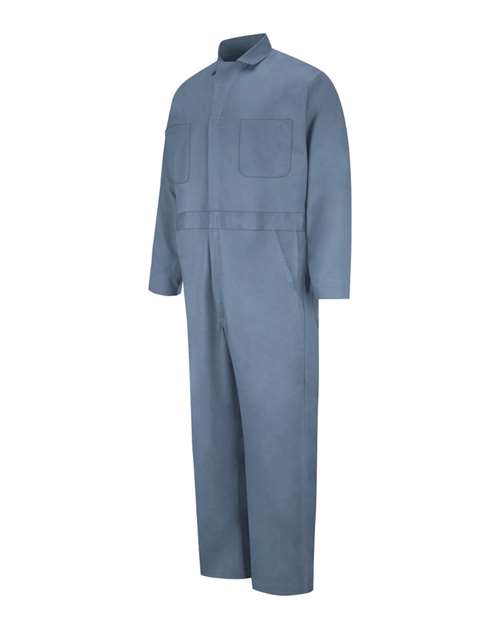 Men's Tall Button-Front Cotton Coverall