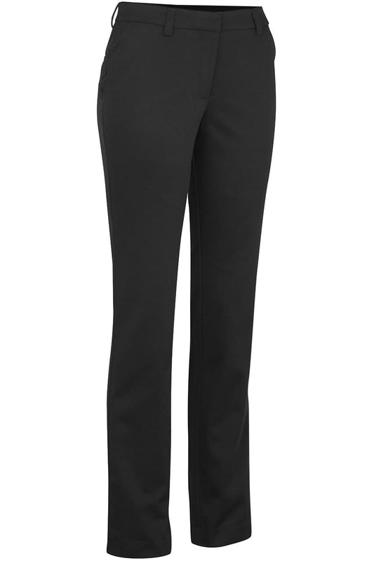 Ladies Slim Chino Flat Front Pant - 8555