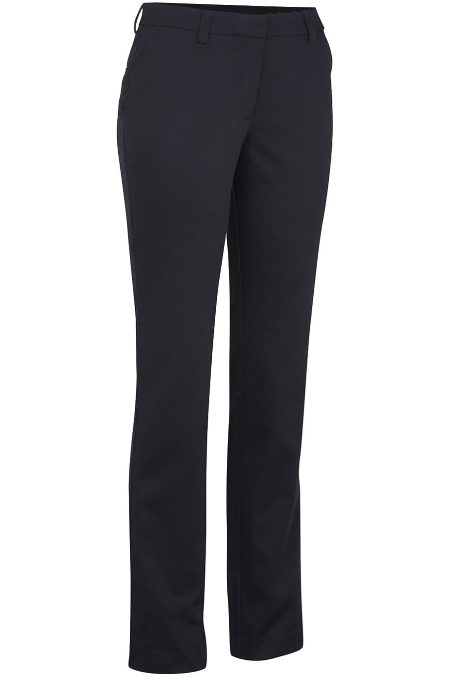 Ladies Slim Chino Flat Front Pant - 8555
