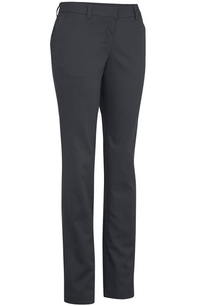 Ladies Slim Chino Flat Front Pant - 8555