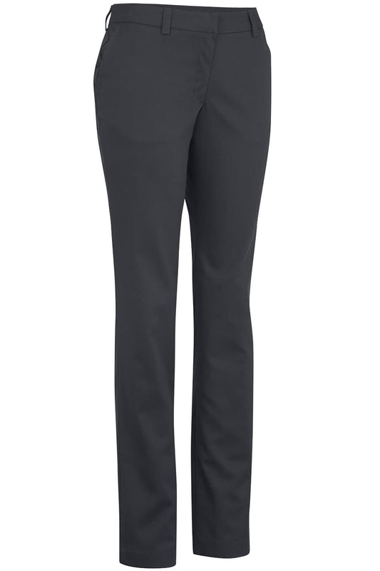 Ladies Slim Chino Flat Front Pant - 8555