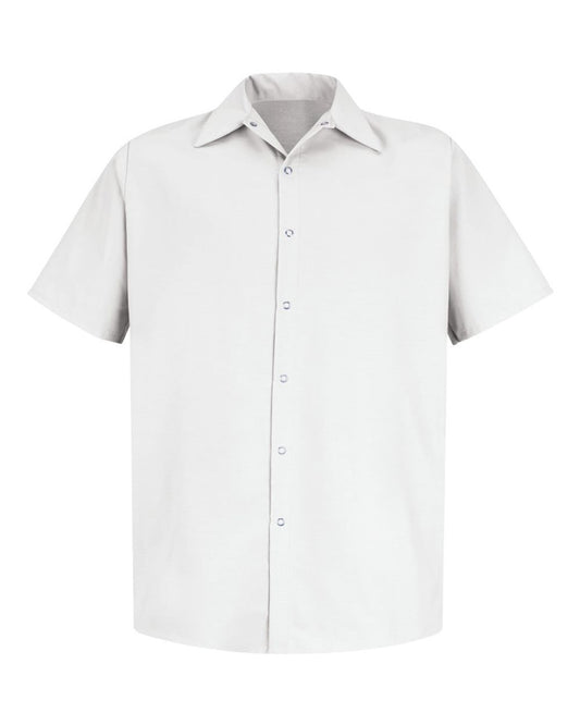 Red Kap Specialized Short Sleeve Pocketless Work Shirt - Tall Sizes - SP26T