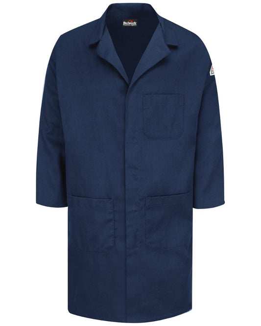 Bulwark Concealed Snap Front Lab Coat - EXCEL FR® ComforTouch® - 6 oz. - KLL6