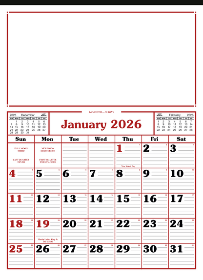 Skinner  Kennedy Commercial 12Sheet Calendar-86-E