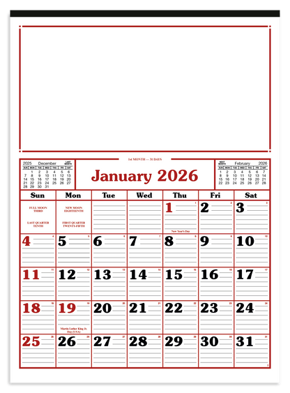 Skinner  Kennedy Commercial 12Sheet Calendar-86-E