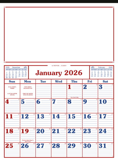 Skinner  Kennedy Commercial 12Sheet Calendar-86-E
