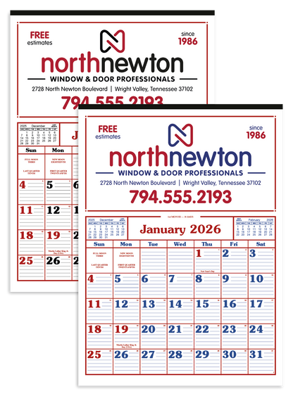 Skinner  Kennedy Commercial 12Sheet Calendar-86-E