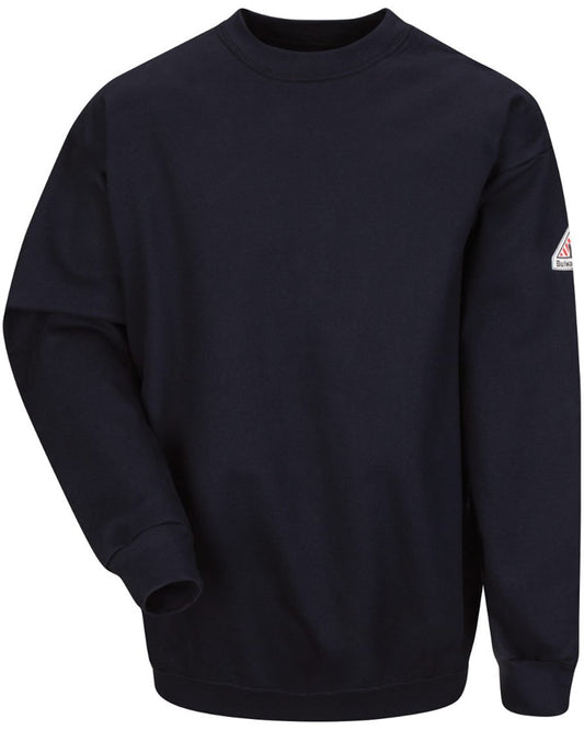 Bulwark Pullover Crewneck Sweatshirt - Cotton/Spandex Blend - Tall Sizes - SEC2T