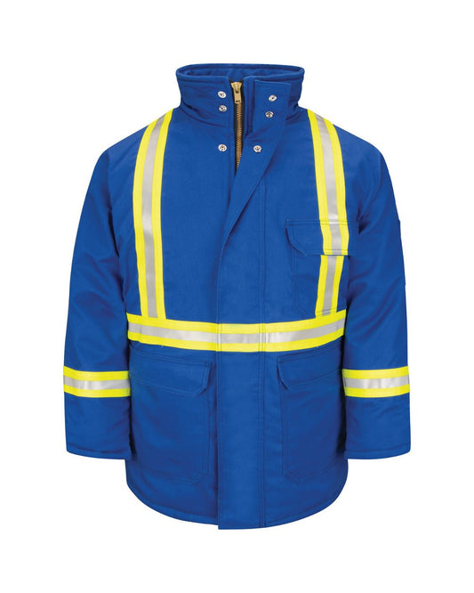 Bulwark Deluxe Parka With Reflective Trim - EXCEL FR® ComforTouch - JLPC