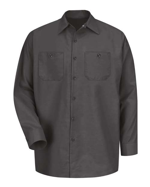 Men's Tall Industrial Long Sleeve Work Shirt