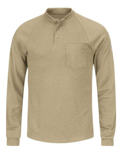 Men's Long Sleeve Henley Shirt- CoolTouch®2