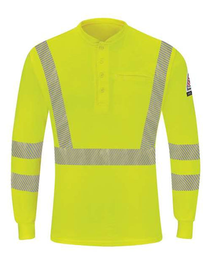 Men's Tall Hi-Visibility Lightweight Long Sleeve Henley