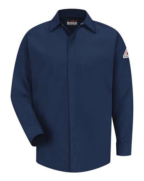 Men's Tall Concealed-Gripper Pocketless Long Sleeve Shirt - CoolTouch® 2