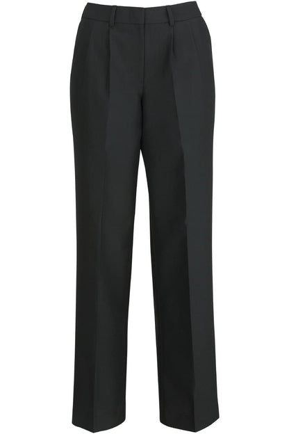 Ladies Pleated Front Poly/Wool Pant - 8640