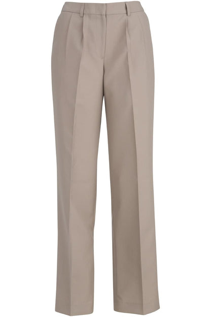 Ladies Pleated Front Poly/Wool Pant - 8640