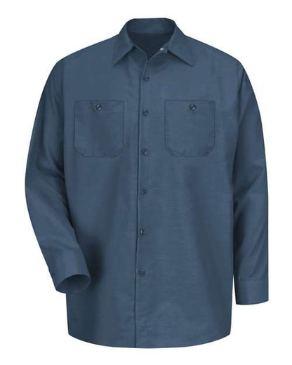 Men's Tall Industrial Long Sleeve Work Shirt