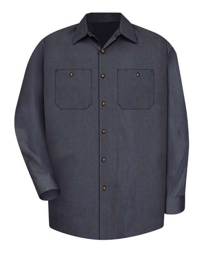 Men's Tall Industrial Long Sleeve Work Shirt