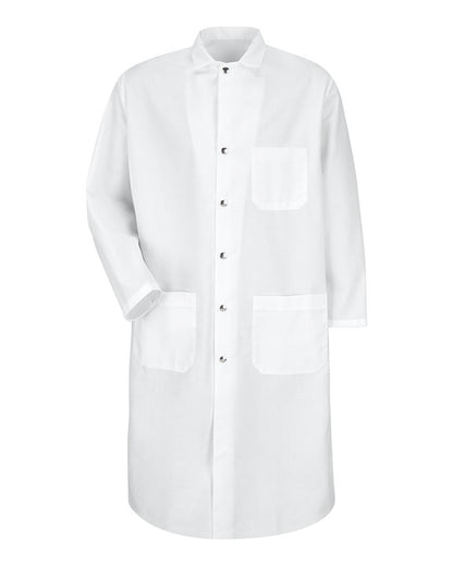 Red Kap Snap-Front Spun Polyester Butcher Coat - KS58