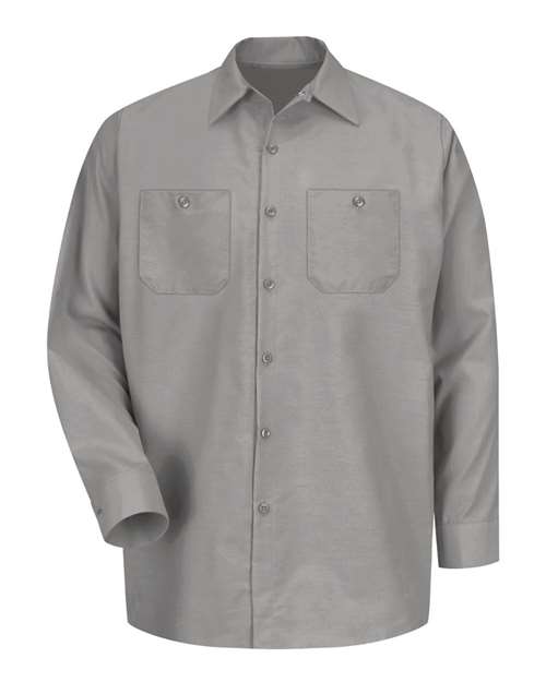 Men's Tall Industrial Long Sleeve Work Shirt