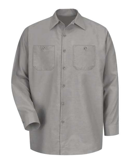 Men's Tall Industrial Long Sleeve Work Shirt