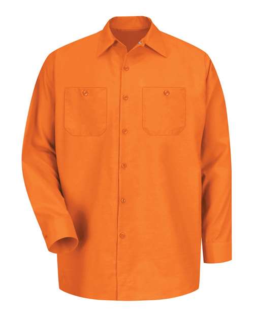 Men's Tall Industrial Long Sleeve Work Shirt