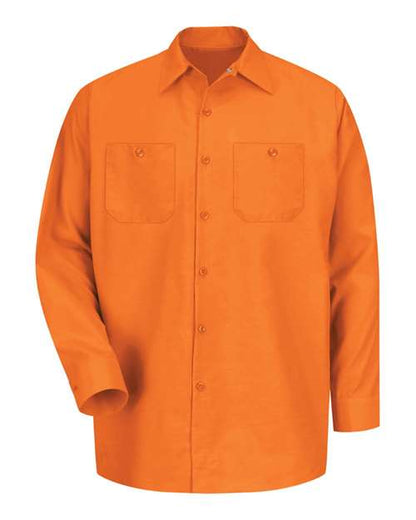 Men's Tall Industrial Long Sleeve Work Shirt