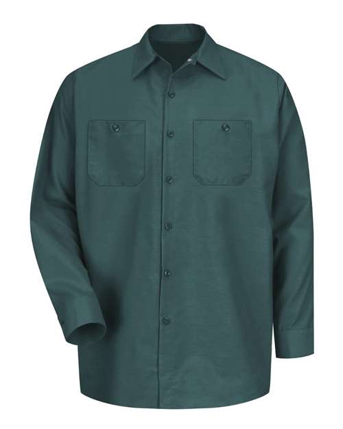 Men's Tall Industrial Long Sleeve Work Shirt