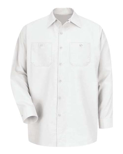 Men's Tall Industrial Long Sleeve Work Shirt