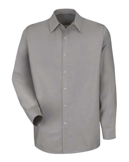 Men's Tall Specialized Pocketless Long Sleeve Work Shirt