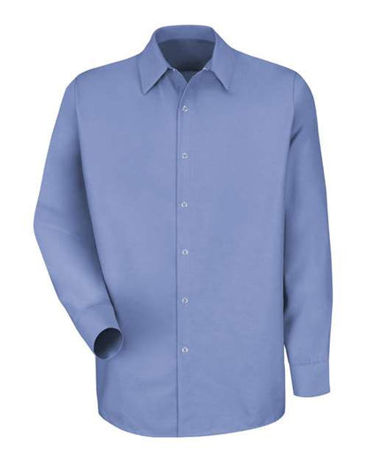 Men's Tall Specialized Pocketless Long Sleeve Work Shirt