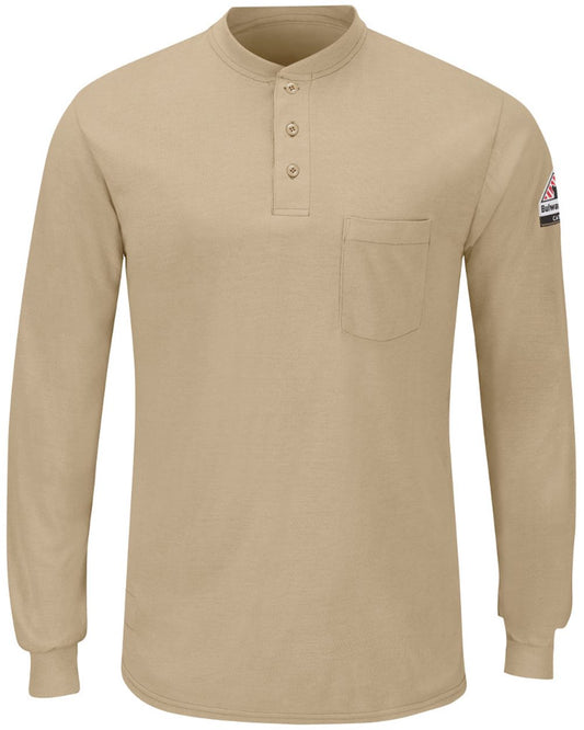 Bulwark Long Sleeve Henley - SML8