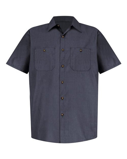 Men's Tall Industrial Short Sleeve Work Shirt