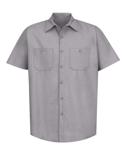 Men's Tall Industrial Short Sleeve Work Shirt