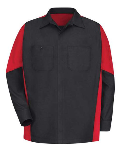 Men's Tall Long Sleeve Automotive Crew Shirt