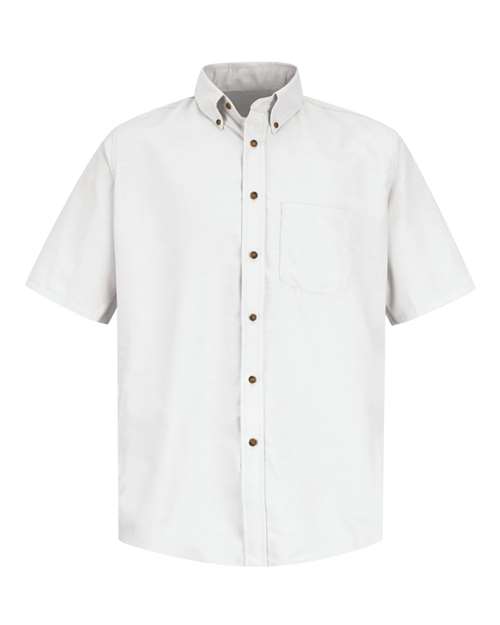 Men's Tall Poplin Short Sleeve Dress Shirt