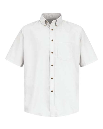 Men's Tall Poplin Short Sleeve Dress Shirt