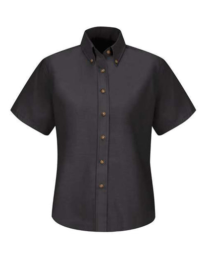 Women's Extended Sizes Poplin Dress Shirt