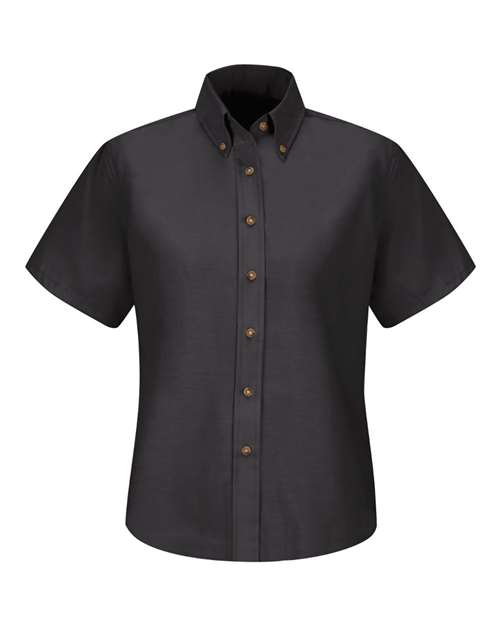 Women's Extended Sizes Poplin Dress Shirt