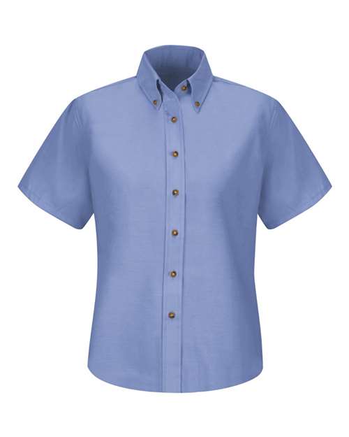 Women's Extended Sizes Poplin Dress Shirt