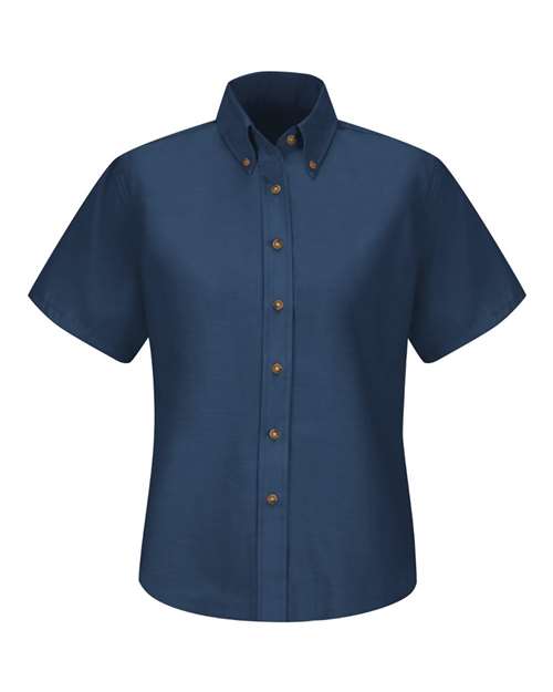 Women's Extended Sizes Poplin Dress Shirt
