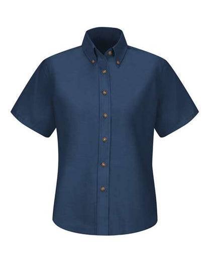 Women's Extended Sizes Poplin Dress Shirt