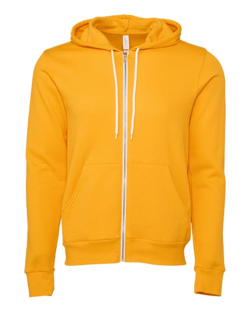 Unisex Sponge Fleece Full-Zip Hoodie Sweatshirt